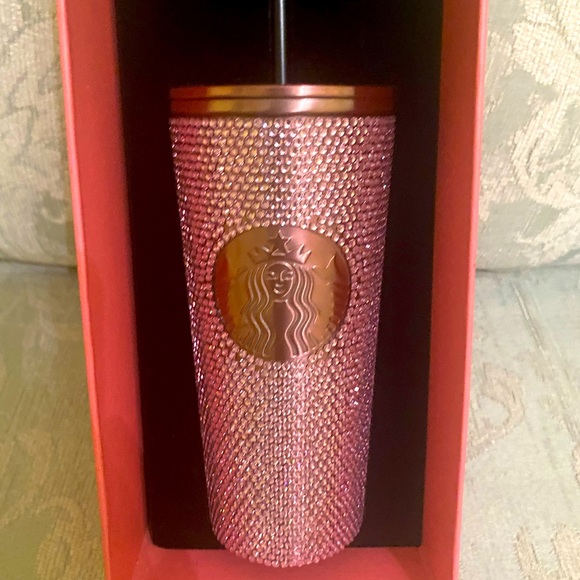 Starbucks Other - BlackPink Starbucks Rhinestone Bling Tumbler Cup